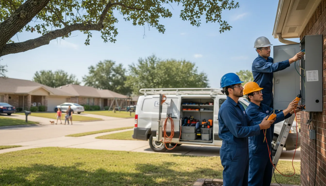 Certified electrician providing emergency electrical services in Surprise, NE